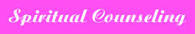 Spiritual Counseling